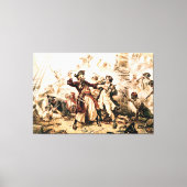 Capture, Pirate Blackbeard, Königin Anne's Rache Leinwanddruck (Vorderseite)