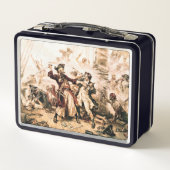 Capture, Pirate Blackbeard, Königin Anne's Rache Metall Brotdose (Rückseite)