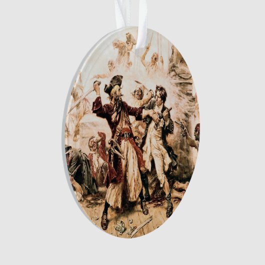 Capture, Pirate Blackbeard, Königin Anne's Rache Ornament (Vorderseite)