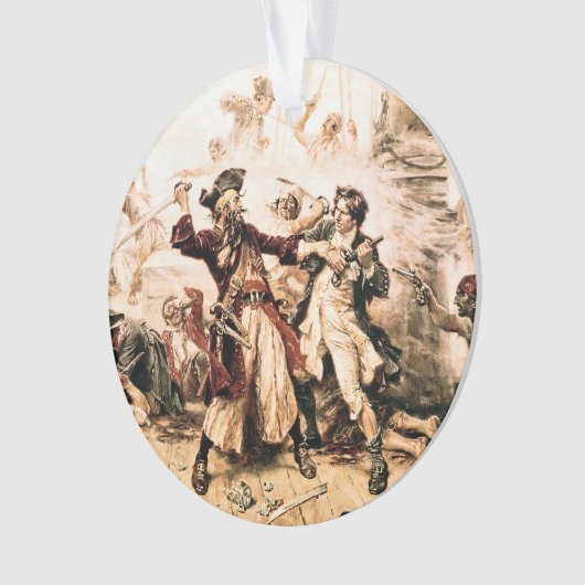 Capture, Pirate Blackbeard, Königin Anne's Rache Ornament (Vorderseite)