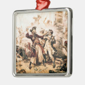 Capture, Pirate Blackbeard, Königin Anne's Rache Ornament Aus Metall (Links)