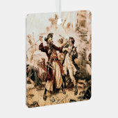 Capture, Pirate Blackbeard, Königin Anne's Rache Ornament Aus Metall (Vorderseite Rechts)