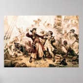 Capture, Pirate Blackbeard, Königin Anne's Rache Poster (Vorne)