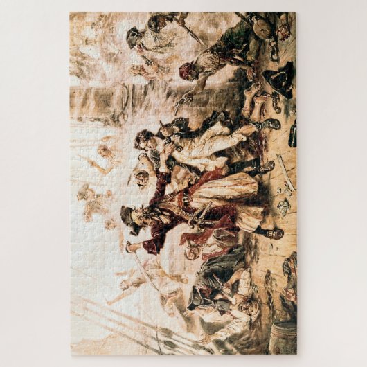 Capture, Pirate Blackbeard, Königin Anne's Rache Puzzle (Vertikal)