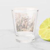 Capture, Pirate Blackbeard, Königin Anne's Rache Schnapsglas (Rückseite)