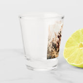 Capture, Pirate Blackbeard, Königin Anne's Rache Schnapsglas (Links)