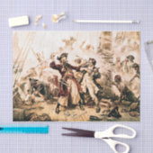 Capture, Pirate Blackbeard, Königin Anne's Rache Seidenpapier (Handwerk)