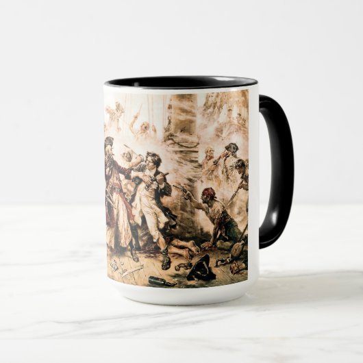 Capture, Pirate Blackbeard, Königin Anne's Rache Tasse (VorderseiteRechts)