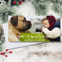 Capture the Christmas Spirit Whimsical Typografy