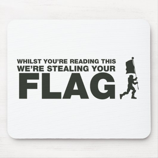 Capture the Flag - Gamer, Gaming, Videospiele Mousepad (Vorne)