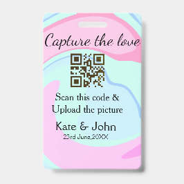 Capture the Liebe add QR Scan marmorfarben blau mi Ausweis