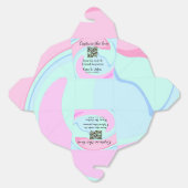 Capture the Liebe add QR Scan marmorfarben blau mi Geschenkschachtel (Ungeklappt)