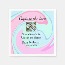 Capture the Liebe add QR Scan marmorfarben blau mi