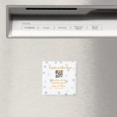 Capture the Liebe add QR scan upload image blue Magnet (In Situ (Geschirrspüler))