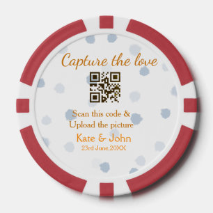 Capture the Liebe add QR scan upload image blue Pokerchips