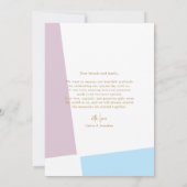 Capture the Liebe: Custom Wertvoll Foto Wedding Dankeskarte (Rückseite)