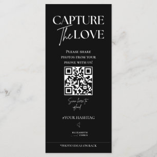 Capture the Liebe Foto I Spy Wedding Game Sage Menükarte