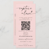 Capture the Liebe Foto I Spy Wedding Game Sage Menükarte (Vorne/Hinten)