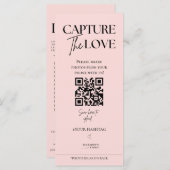 Capture the Liebe Foto I Spy Wedding Game Sage Menükarte (Vorne/Hinten)