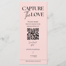 Capture the Liebe Foto I Spy Wedding Game Sage Menükarte