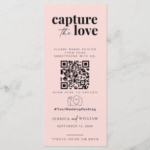 Capture the Liebe Foto I Spy Wedding Game Sage Menükarte