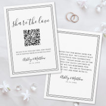 Capture the Liebe Foto Share QR Code Wedding