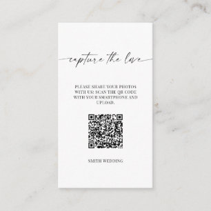 Capture the Liebe Foto Sharing Table Card Begleitkarte