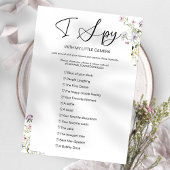Capture the Liebe I Spy Wedding Game Einladung