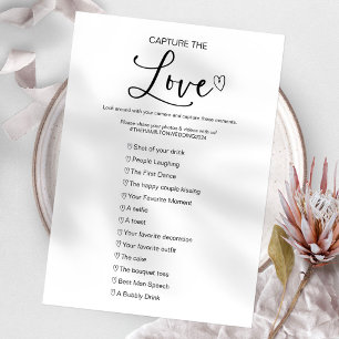 Capture the Liebe I Spy Wedding Game Einladung