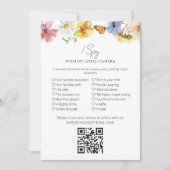 Capture the Liebe I Spy Wedding with QR Game Card Einladung (Vorderseite)