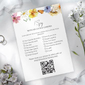 Capture the Liebe I Spy Wedding with QR Game Card Einladung