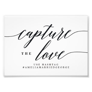 Capture the Liebe Instagram Sign Wählen Sie Ihre G Fotodruck