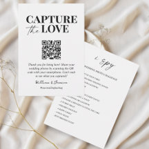 Capture the Liebe QR Code Hochzeit Foto Sharing