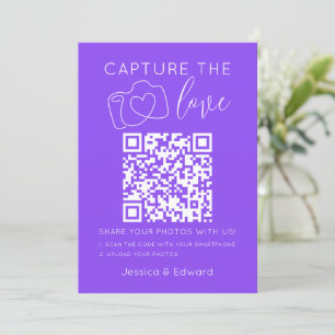 Capture the Liebe Qr Code Lavender Indigo Moderne