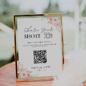 Capture the Liebe Qr Code Sign, Rose Einladung