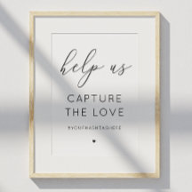 Capture the Liebe sign. Schwarzweißkalligraphie