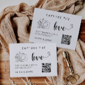 Capture the Liebe Wedding QR Code Card, Foto