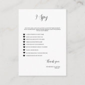 Capture the Liebe Wedding QR Code Card, Foto Card Begleitkarte (Rückseite)