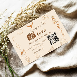 Capture the Liebe Wedding QR Code Card, Foto Card Einladung