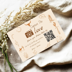Capture the Liebe Wedding QR Code Card, Foto Card Einladung