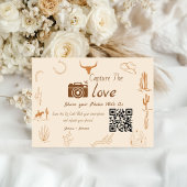 Capture the Liebe Wedding QR Code Card, Foto Card Einladung