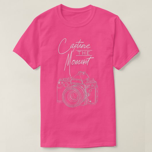 Capture the Moment Camera Fotografy for Fotogr T-Shirt (Design vorne)