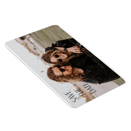 Capture the Moment Foto Wedding Save the Date Magnet (Rechte Seite)