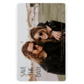 Capture the Moment Foto Wedding Save the Date Magnet (Vertikal)