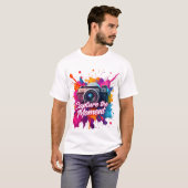 Capture the Moment - Retro Camera Art T-Shirt (Vorne ganz)