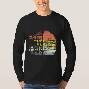 Capture the Moments Camera Fotografy. T-Shirt