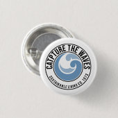 "Capture the Waves" 3 cm rundes Abzeichen Button (Vorne & Hinten)