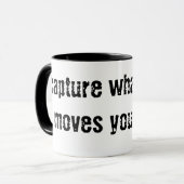 Capture, was dich bewegt tasse (Vorderseite Links)