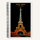 Capture your Erinnerungen: Eiffelturm-Reise Notizblock (Vorderseite)