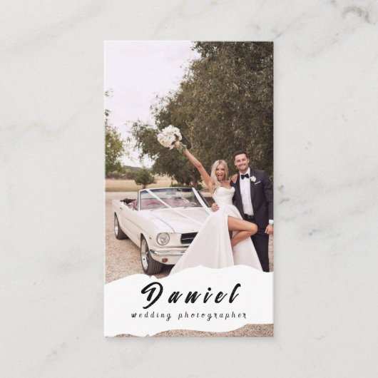 Capture your Special Day, Berufliche Fotografie Visitenkarte (Vorderseite)